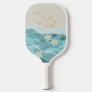 Palas De Pickleball Frangipanis flotantes en mariscos nombre de estrel