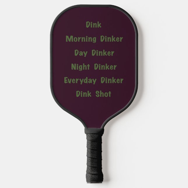 Palas De Pickleball Frases Y Palabras Del Juego De Baloncesto (Anverso)