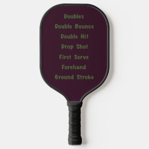 Palas De Pickleball Frases Y Palabras Del Juego De Baloncesto