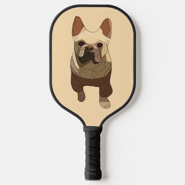 Palas De Pickleball French Bulldog, Soft Peach (Anverso)