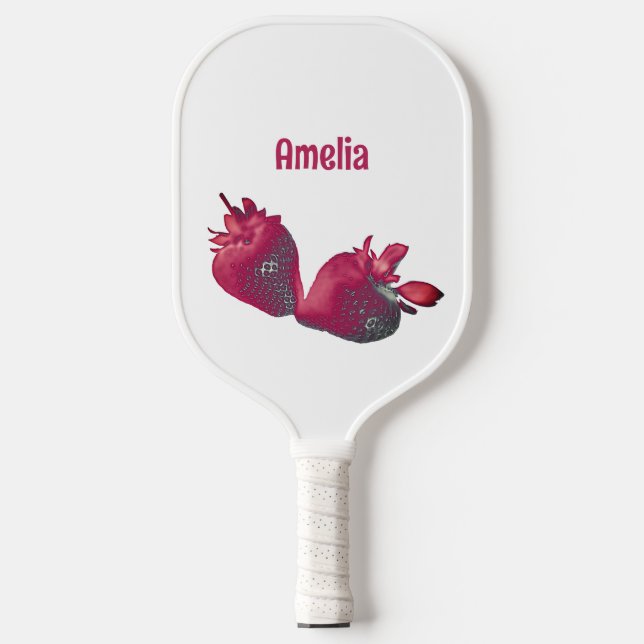 Palas De Pickleball Fresa personalizada (Anverso)