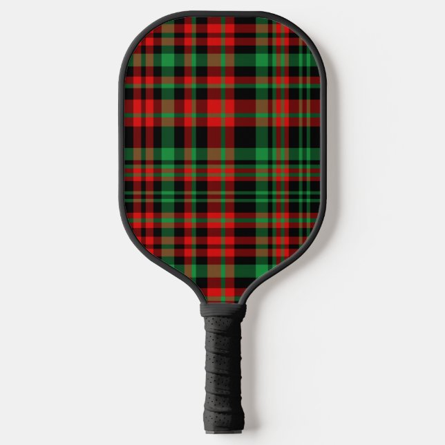 Palas De Pickleball Fresa Placa - Rojo, Verde, Negro (Anverso)