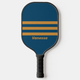 Palas De Pickleball Frisas Cruzadas Retro Royal Gold con Nombre