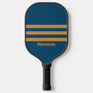 Palas De Pickleball Frisas Cruzadas Retro Royal Gold con Nombre