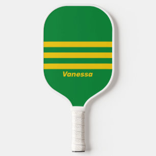 Palas De Pickleball Frontal Tropical Palma Tres Franjas Cruzadas con N