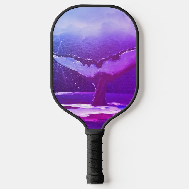 Palas De Pickleball "Fuerzas de la Naturaleza" Orca Tail (Anverso)