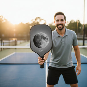 Palas De Pickleball Full Moon Graphic Personalized Pickleball Paddle