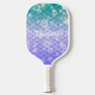 Palas De Pickleball Fun Cute Girly esparcen a sirvienta esquiva burbuj
