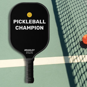 Palas De Pickleball Funny Campeón de pelota de Personalizado Nombre de