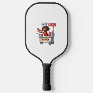 Palas De Pickleball Funny Dachshund Sausage Dog Weenie Hotdog Sandwich