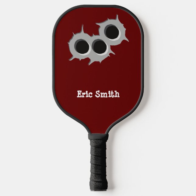 Palas De Pickleball Funny Guay Design 3 (Tres) Holes Personalizado (Anverso)