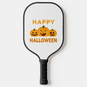 Palas De Pickleball Funny Halloween Happy Halloween Pumpkins