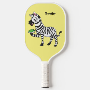Palas De Pickleball Funny ilustracion de personalizado de cebra