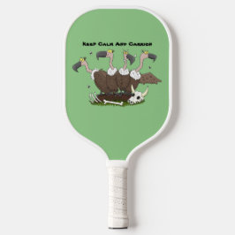 Palas De Pickleball Funny personalizado de humor de buitres
