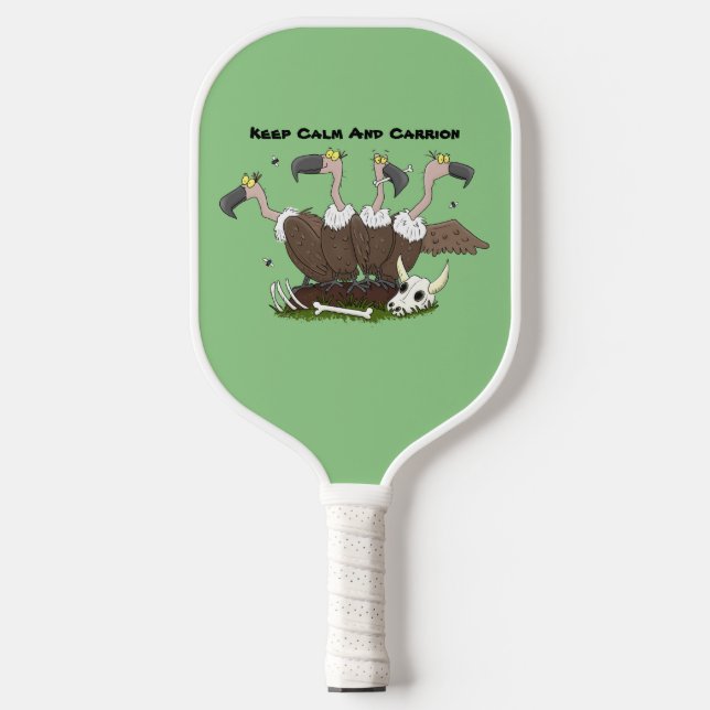 Palas De Pickleball Funny personalizado de humor de buitres (Anverso)