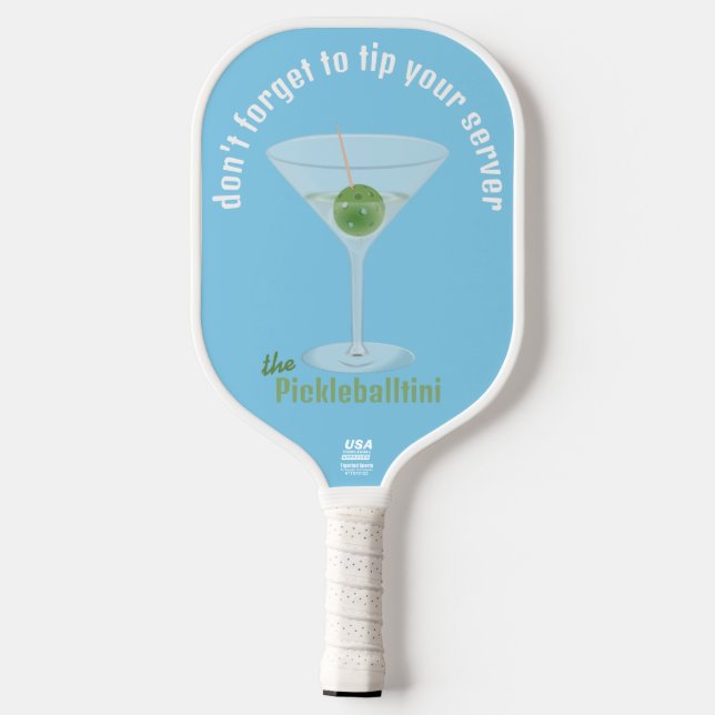 Palas De Pickleball Funny Pickle Martini Sugerencia para tu servidor - (Reverso )