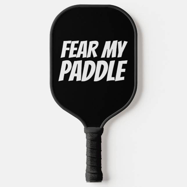 PALAS DE PICKLEBALL FUNNY PICKLEBALL PADDLES MIEDO A MI PADDLE (Anverso)