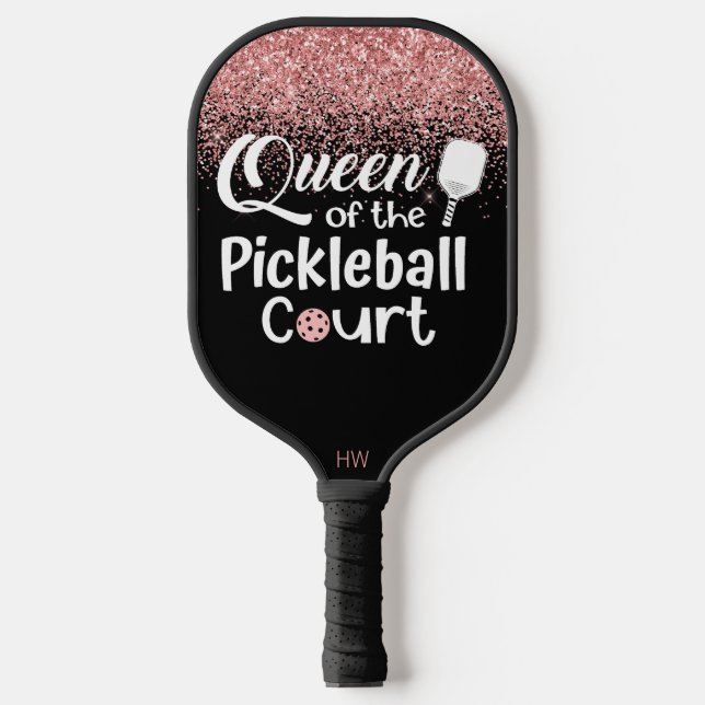 Palas De Pickleball Funny Queen Pink Purpurina (Anverso)