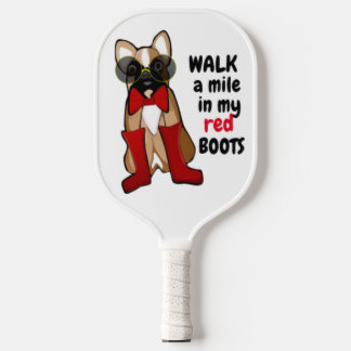 Palas De Pickleball Funny Saying French Bulldog with Glasses 