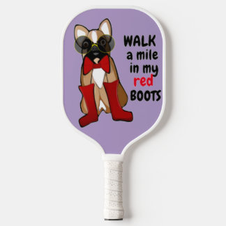Palas De Pickleball Funny Saying French Bulldog with Glasses 