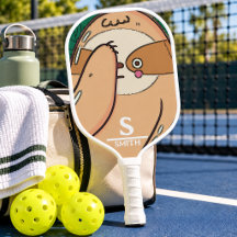 Funny Sloth Pickleball Personalizado