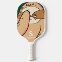 Funny Sloth Pickleball Personalizado