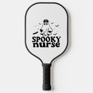 Palas De Pickleball Funny Spooky Nurse
