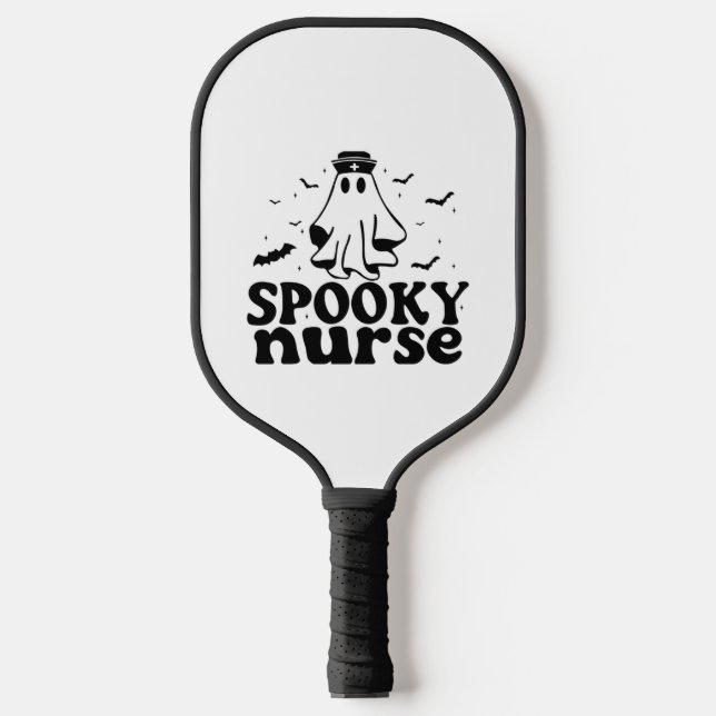 Palas De Pickleball Funny Spooky Nurse (Anverso)