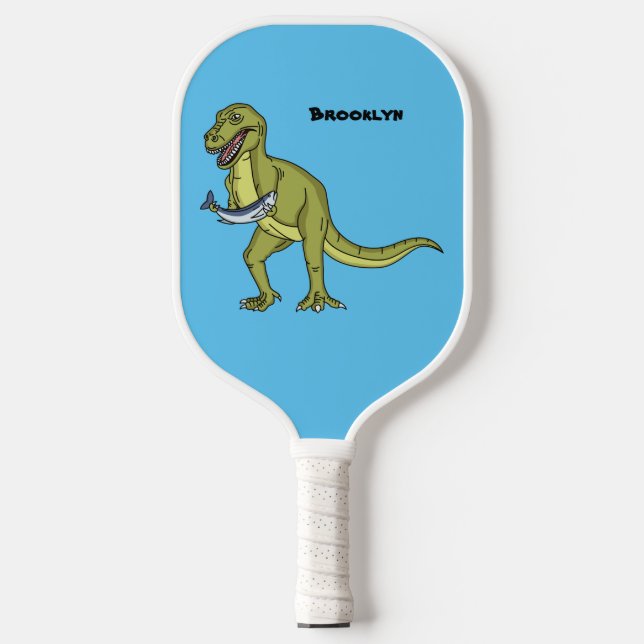 Palas De Pickleball Funny T rex dinosaur ilustracion (Anverso)
