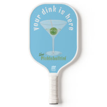 Funny Your Dink está aquí Pickle Martini - Azul