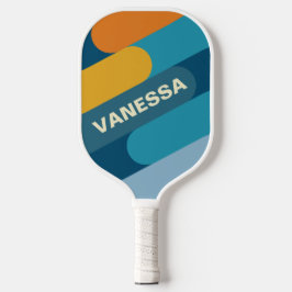 Palas De Pickleball Fusión de Sol Azul con Nombre