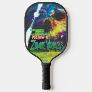 Palas De Pickleball Galaxia de Horrores de Halloween en el mundo zombi