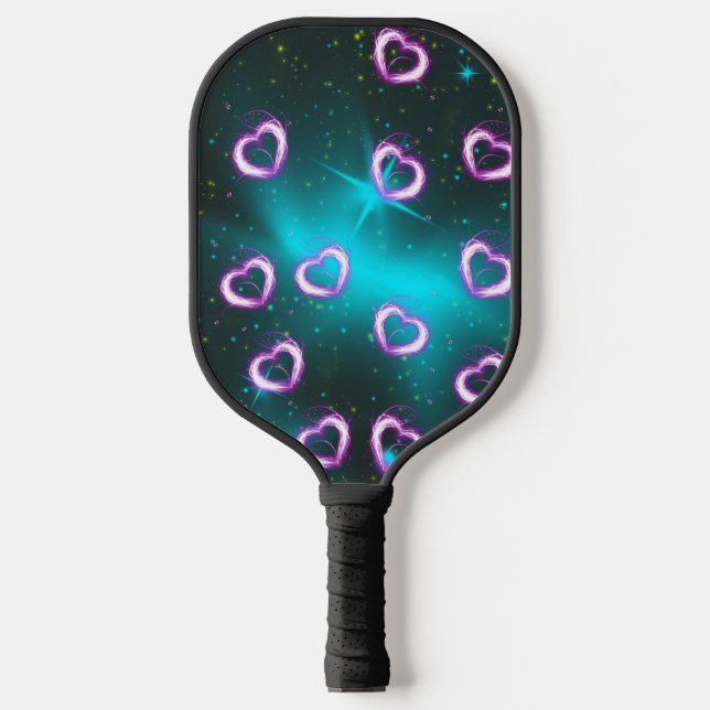 Palas De Pickleball Galaxia del corazón (Anverso)