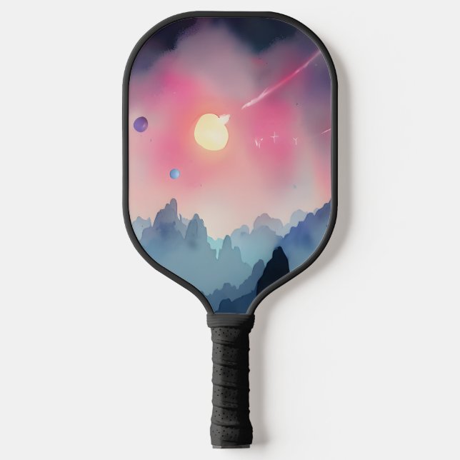Palas De Pickleball Galaxia, Universo, Estrellas, Espacio Ultraterrest (Anverso)