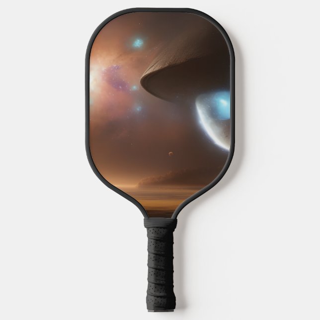 Palas De Pickleball Galaxia, Universo, Estrellas, Espacio Ultraterrest (Anverso)