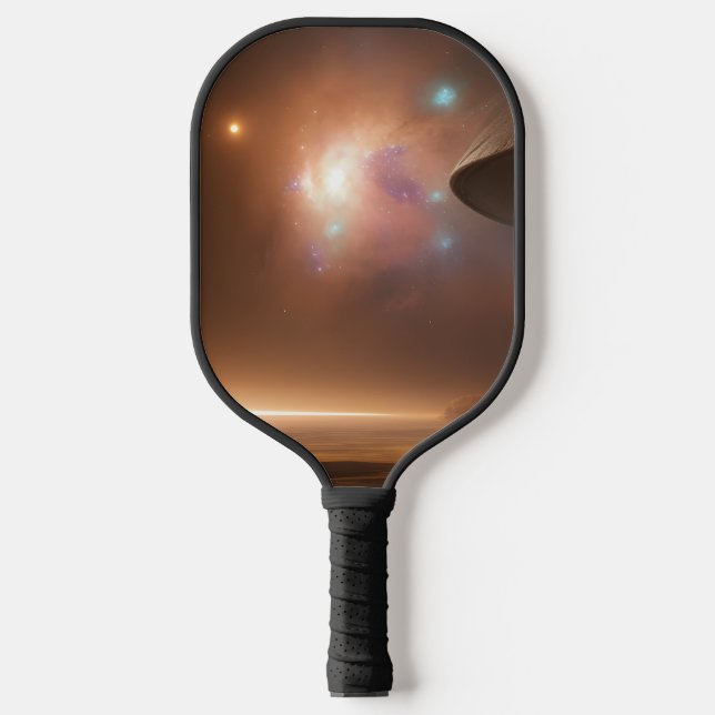 Palas De Pickleball Galaxia, Universo, Estrellas, Espacio Ultraterrest (Anverso)
