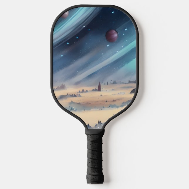 Palas De Pickleball Galaxia, Universo, Estrellas, Espacio Ultraterrest (Anverso)