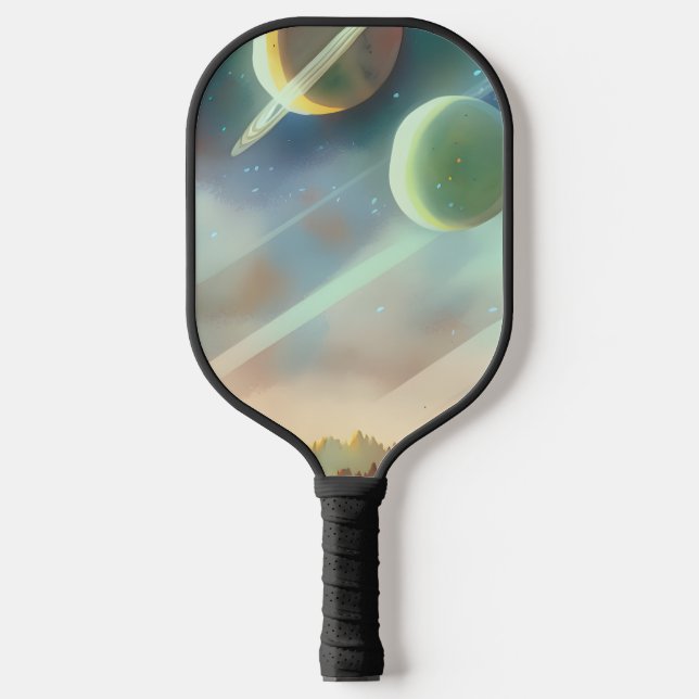 Palas De Pickleball Galaxia, Universo, Estrellas, Espacio Ultraterrest (Anverso)