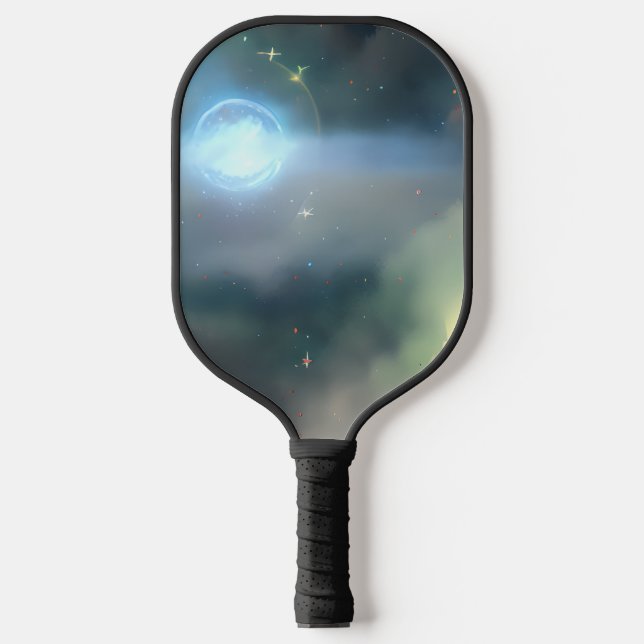 Palas De Pickleball Galaxia, Universo, Estrellas, Espacio Ultraterrest (Anverso)