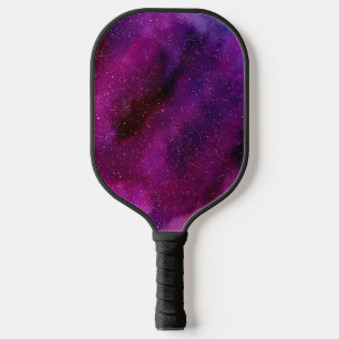 Palas De Pickleball Galaxias acuáticas de color rosa púrpura