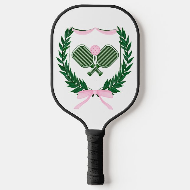 Palas De Pickleball Gálibo rosa y verde (Anverso)