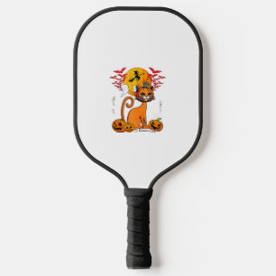 Palas De Pickleball Gato Calabaza tallada Horror Cabeza Halloween Dueñ