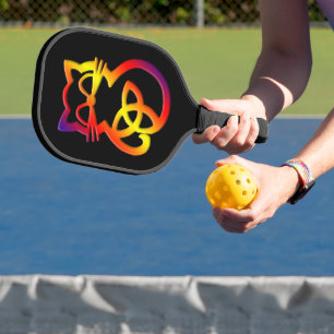Palas De Pickleball Gato celta de no Knot de trinidad de gradiente cal