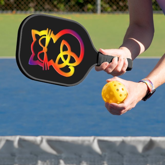 Palas De Pickleball Gato celta de no Knot de trinidad de gradiente cal (in situ)