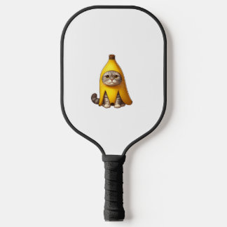 Palas De Pickleball Gato con traje bananero