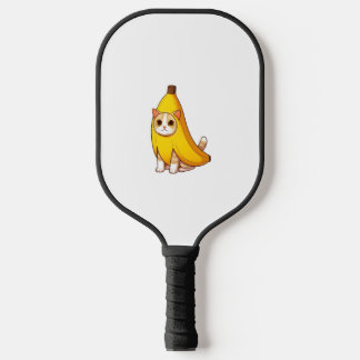 Palas De Pickleball Gato con traje bananero