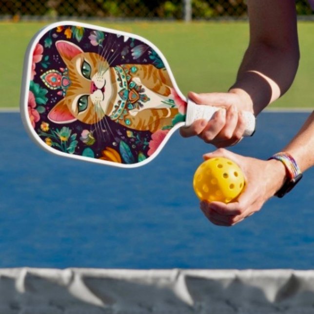 Palas De Pickleball Gato Coronado Joyado (Pickleball paddle hand wrapped grip honeycomb core. 15.75” x 7.75” 8 oz weight. 
)