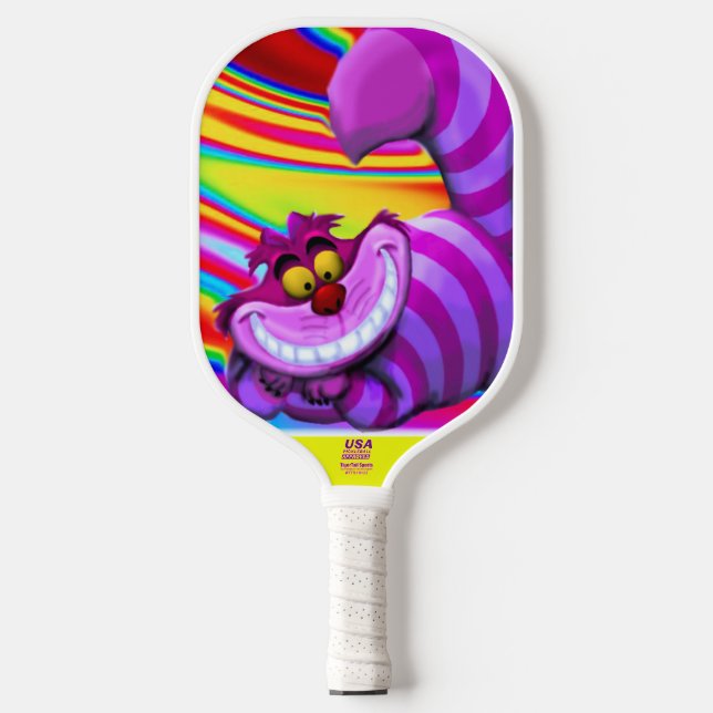 Palas De Pickleball "Gato de Cheshire" (Anverso)