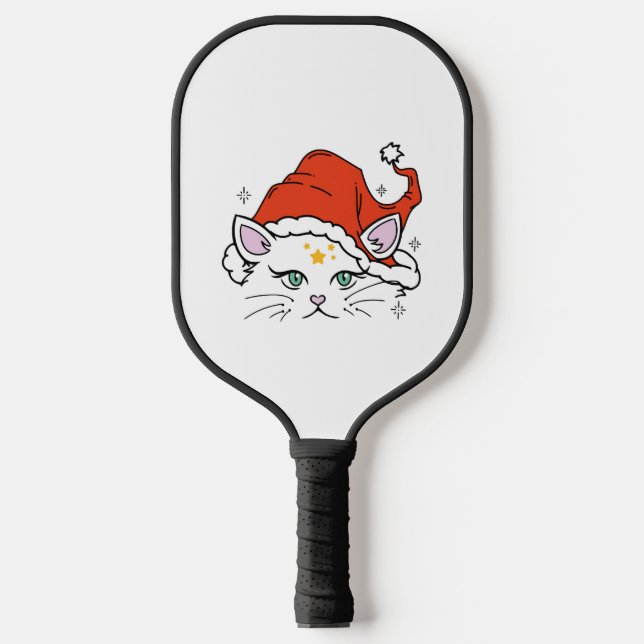 Palas De Pickleball Gato de navidades (Anverso)