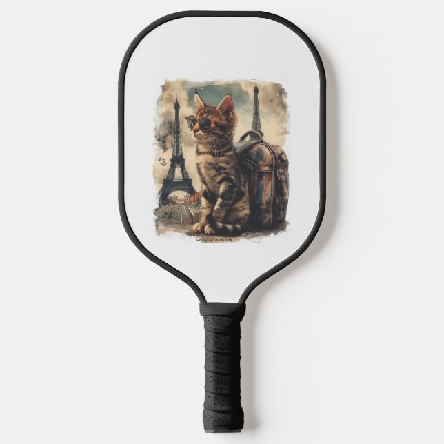 Palas De Pickleball Gato de viajero (Anverso)